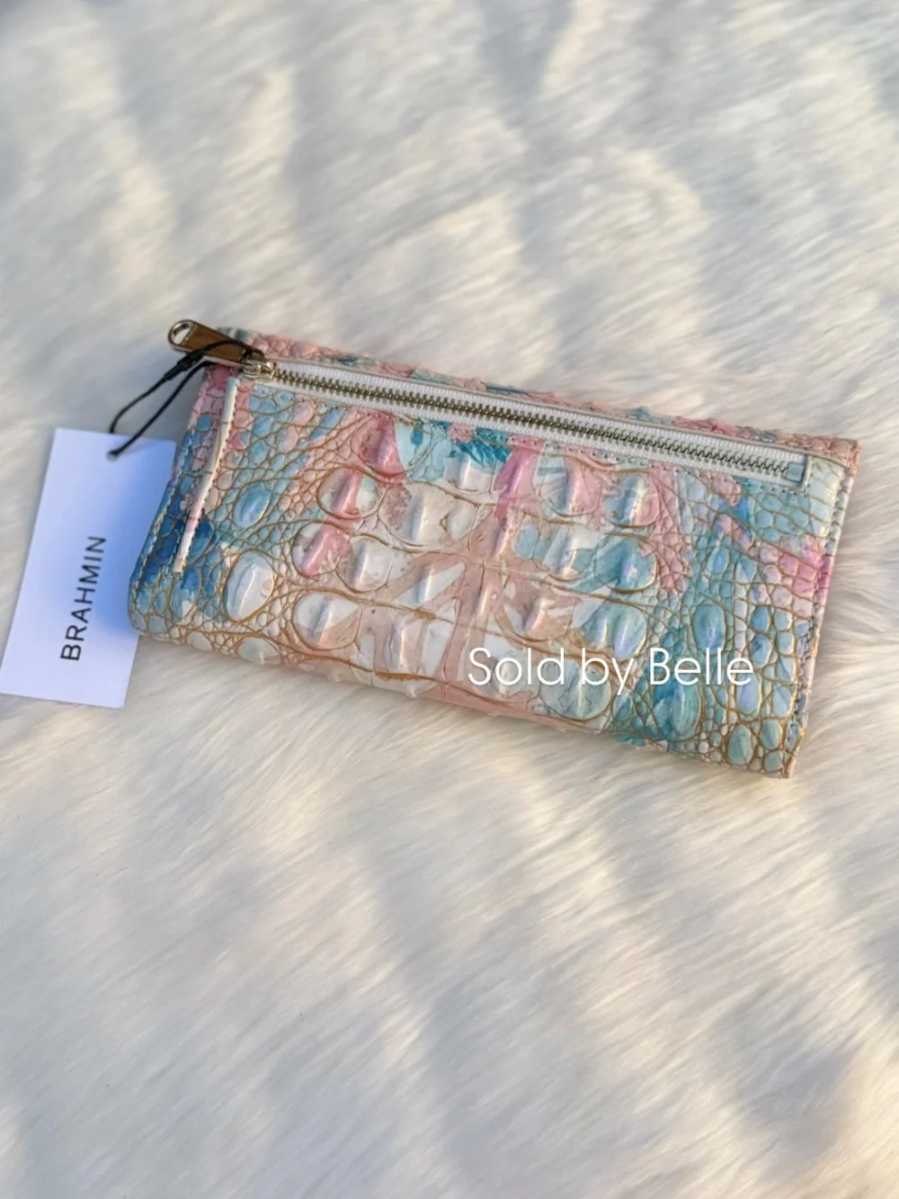 NWT Brahmin Cordelia Coral Reef Melbourne Wallet